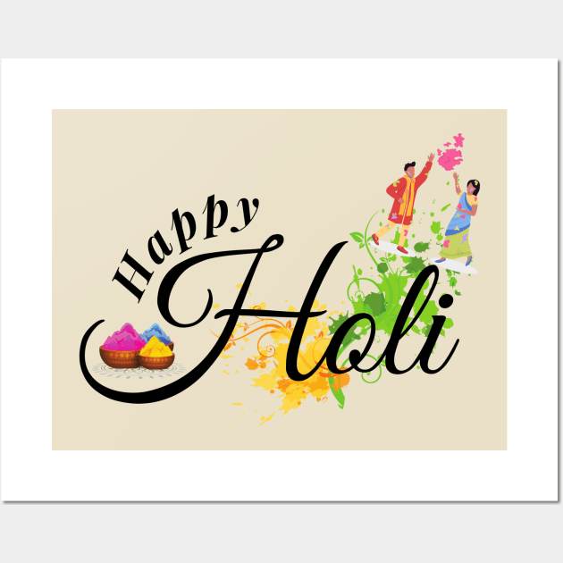 Happy Holi Festival Wall Art by Bukitwgp